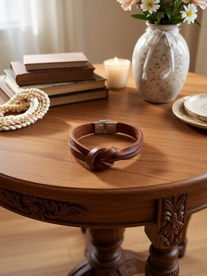 Кожаный браслет