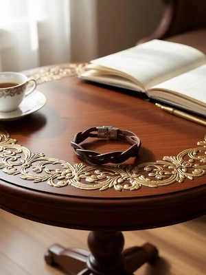 Кожаный браслет