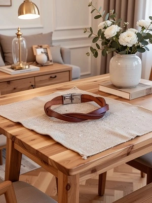 Кожаный браслет