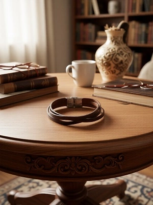 Кожаный браслет