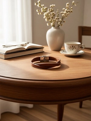 Кожаный браслет