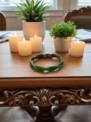 Кожаный браслет