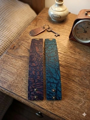 Кожаные браслеты парные