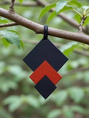 Кожаная подвеска ручной работы