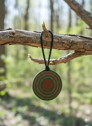 Кожаная подвеска ручной работы